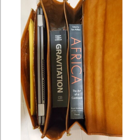 SAINT BORSE LEATHER SATCHEL - Picture 6 of 16